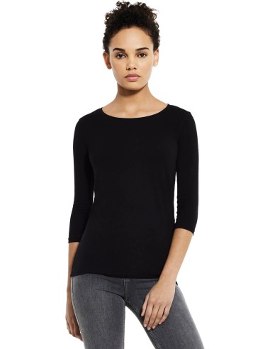 E-EP07-WOMEN'S 3/4 SLEEVE STRETCH T-SHIRT